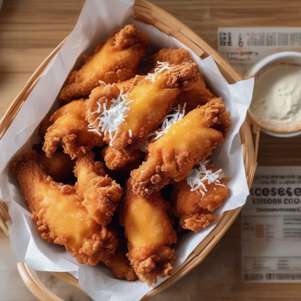 Cheesy Snow Wings