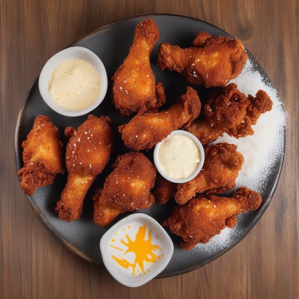 Cheesy Snow Drumsticks